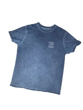 Billabong Marled Blue Surf Tee Size Large